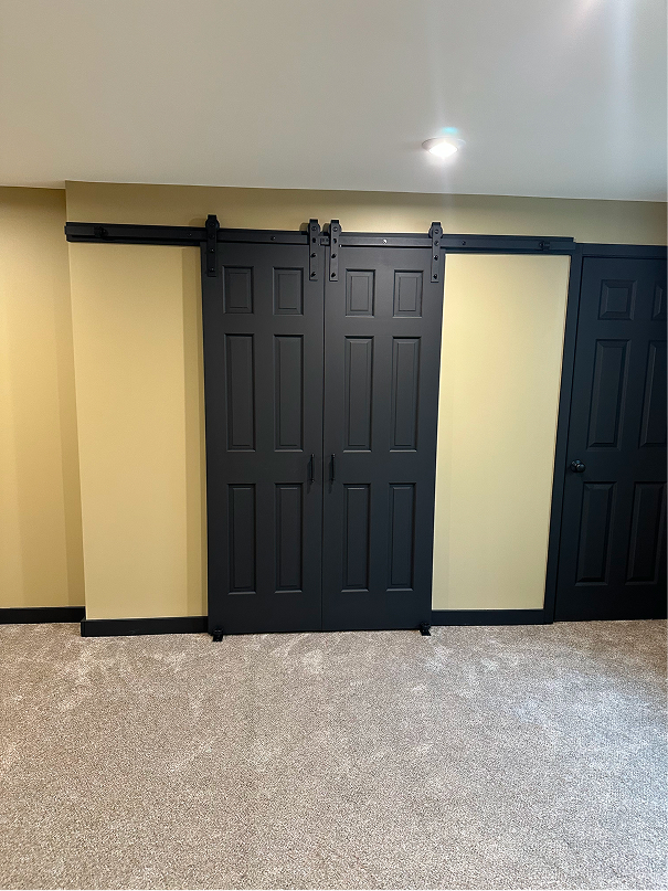 Basement finishing detail