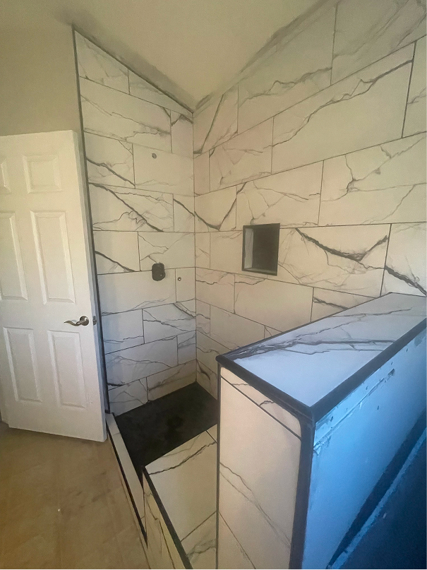 Completed bathroom project